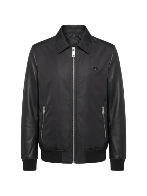 Philipp Plein nylon coster bomber jacket