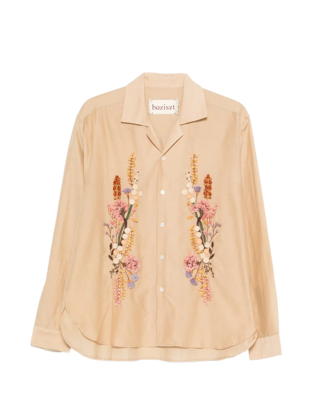 Baziszt floral shirt - Toni neutri