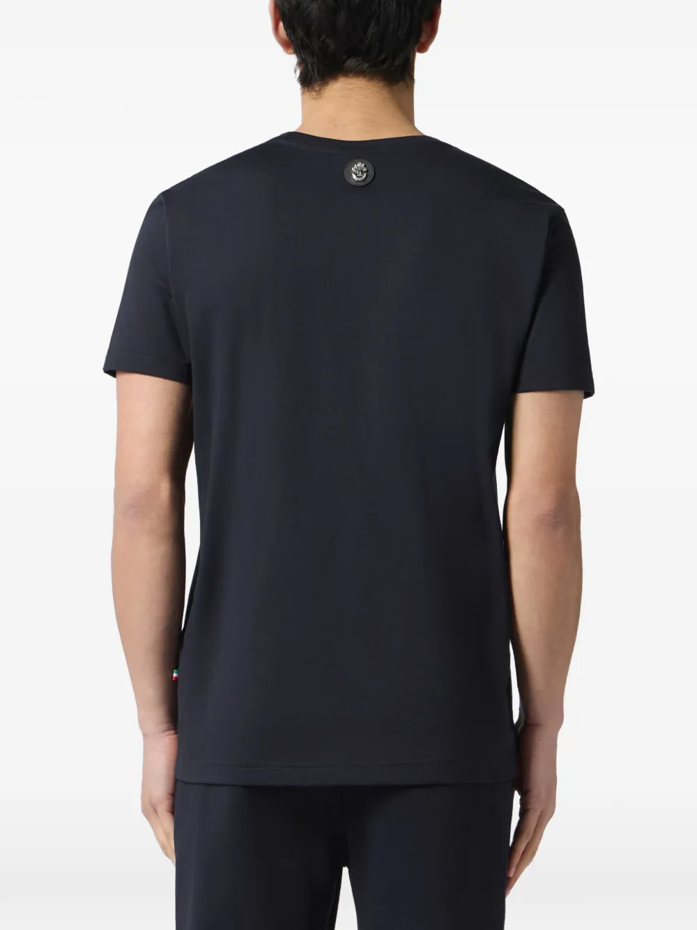 Billionaire T-shirt met geborduurd logo Blauw