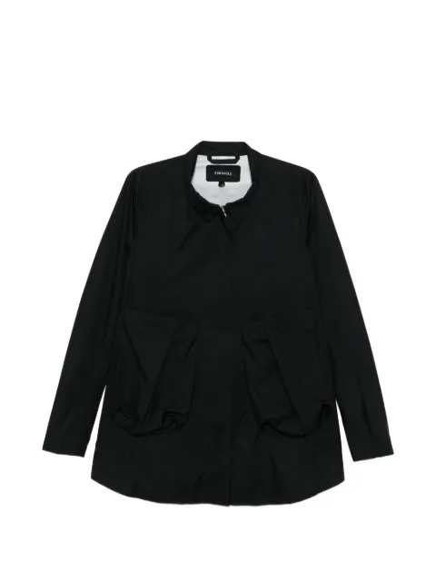 Rundholz patch-pocket coat