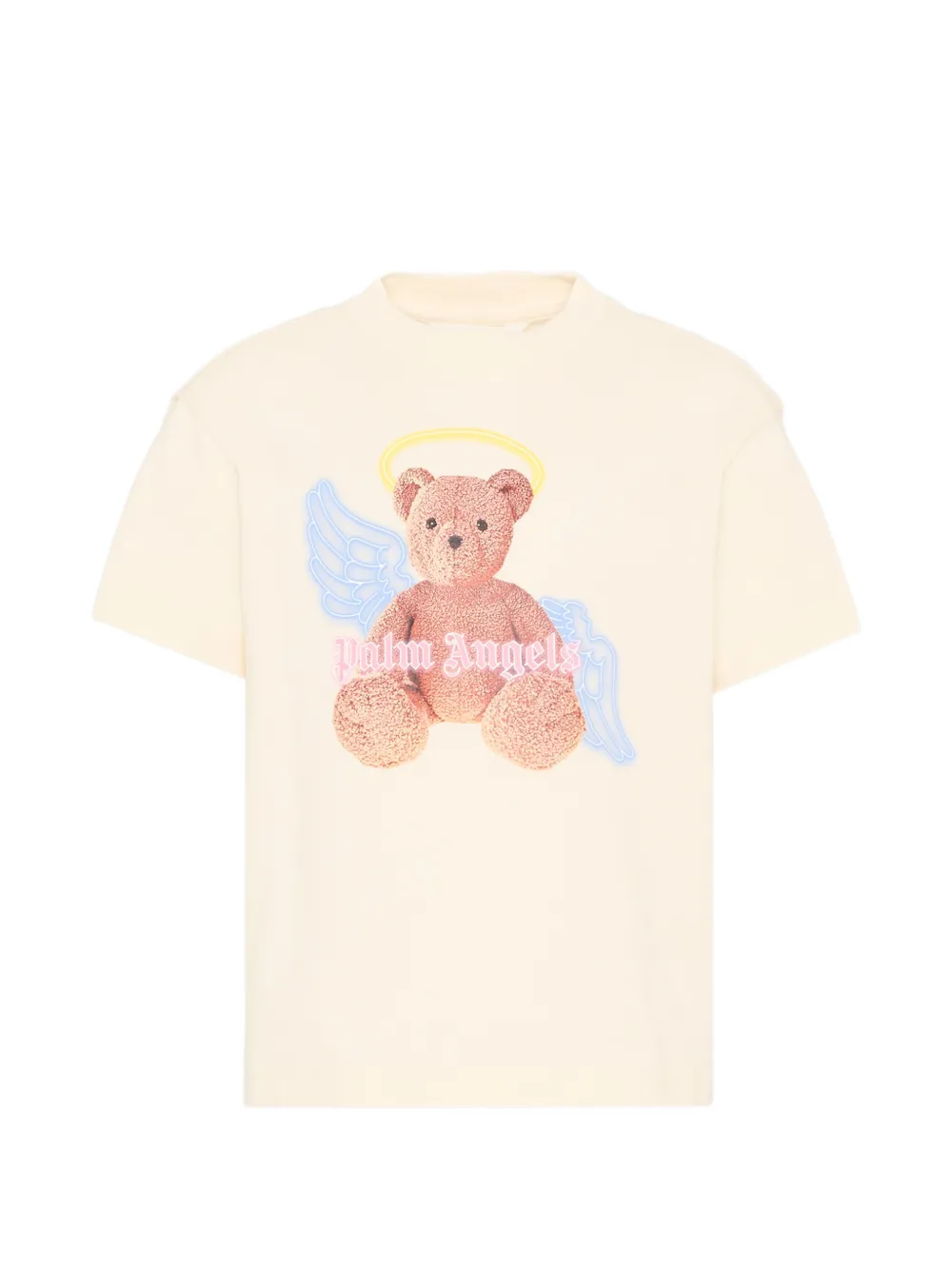 Palm Angels Kids graphic T-shirt - Toni neutri