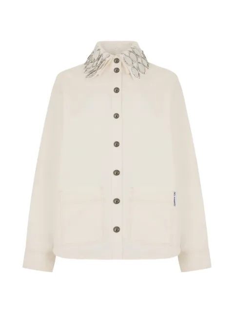 DES PHEMMES camisa con detalles de cristal