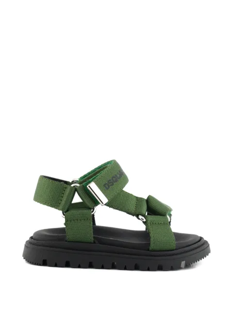 DSQUARED2 KIDS sandalias con logo estampado