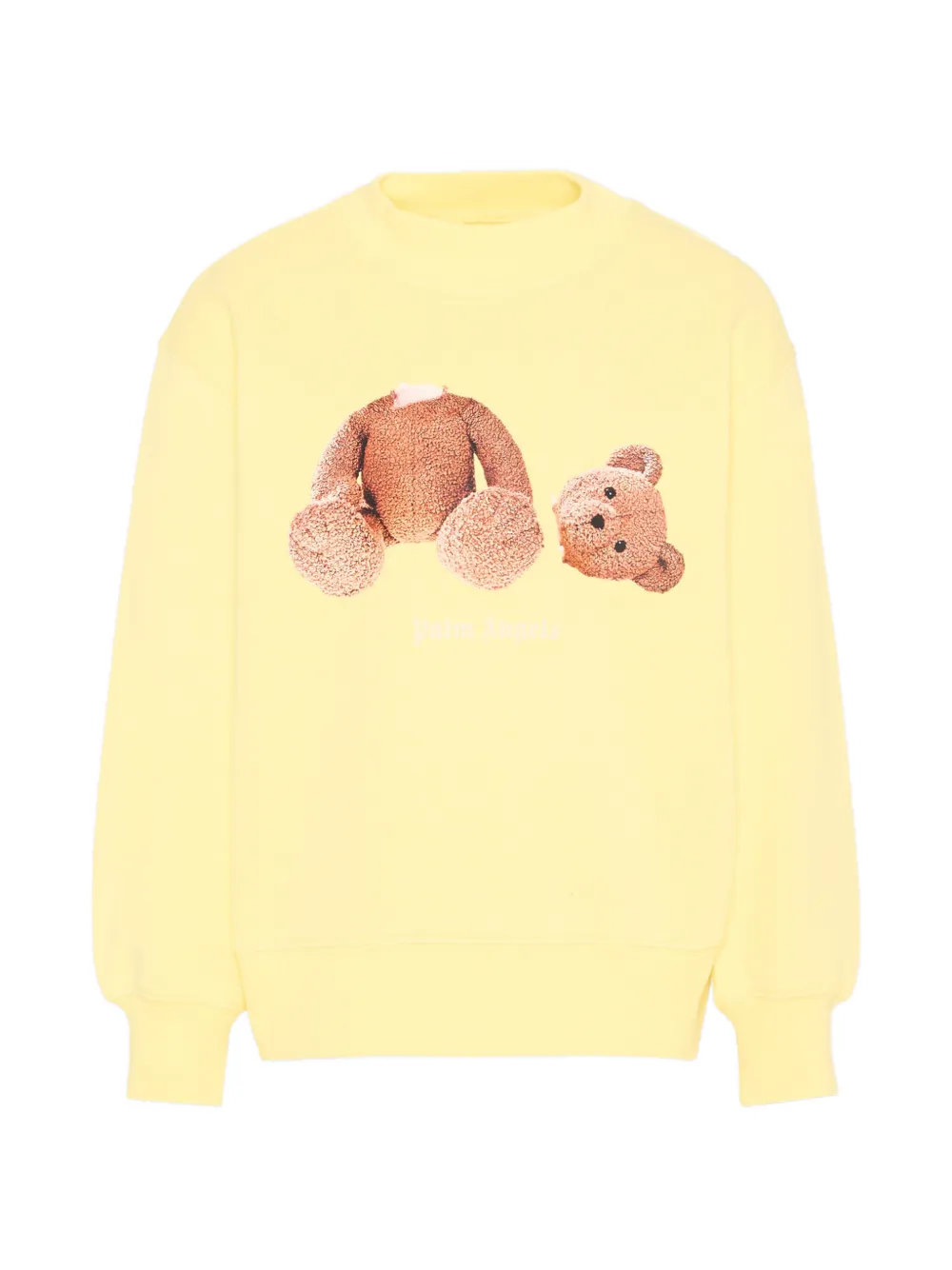 Palm Angels Kids crew-neck sweatshirt - Giallo