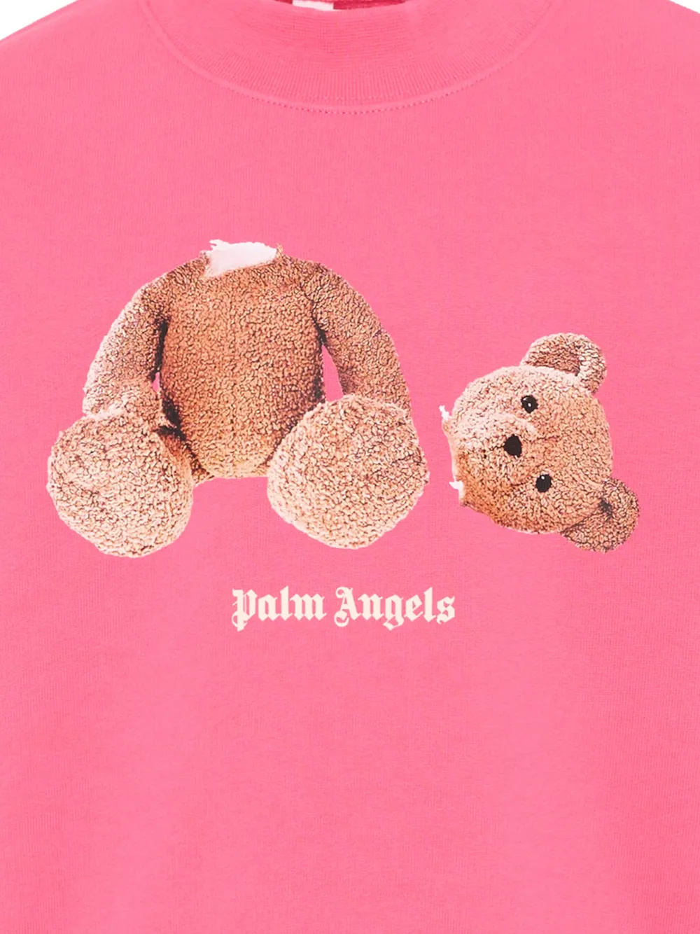 Palm Angels Kids Sweater met teddybeerprint Roze