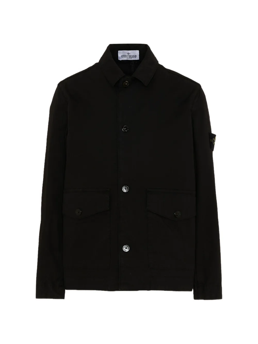 Stone Island Junior buttoned jacket - Black