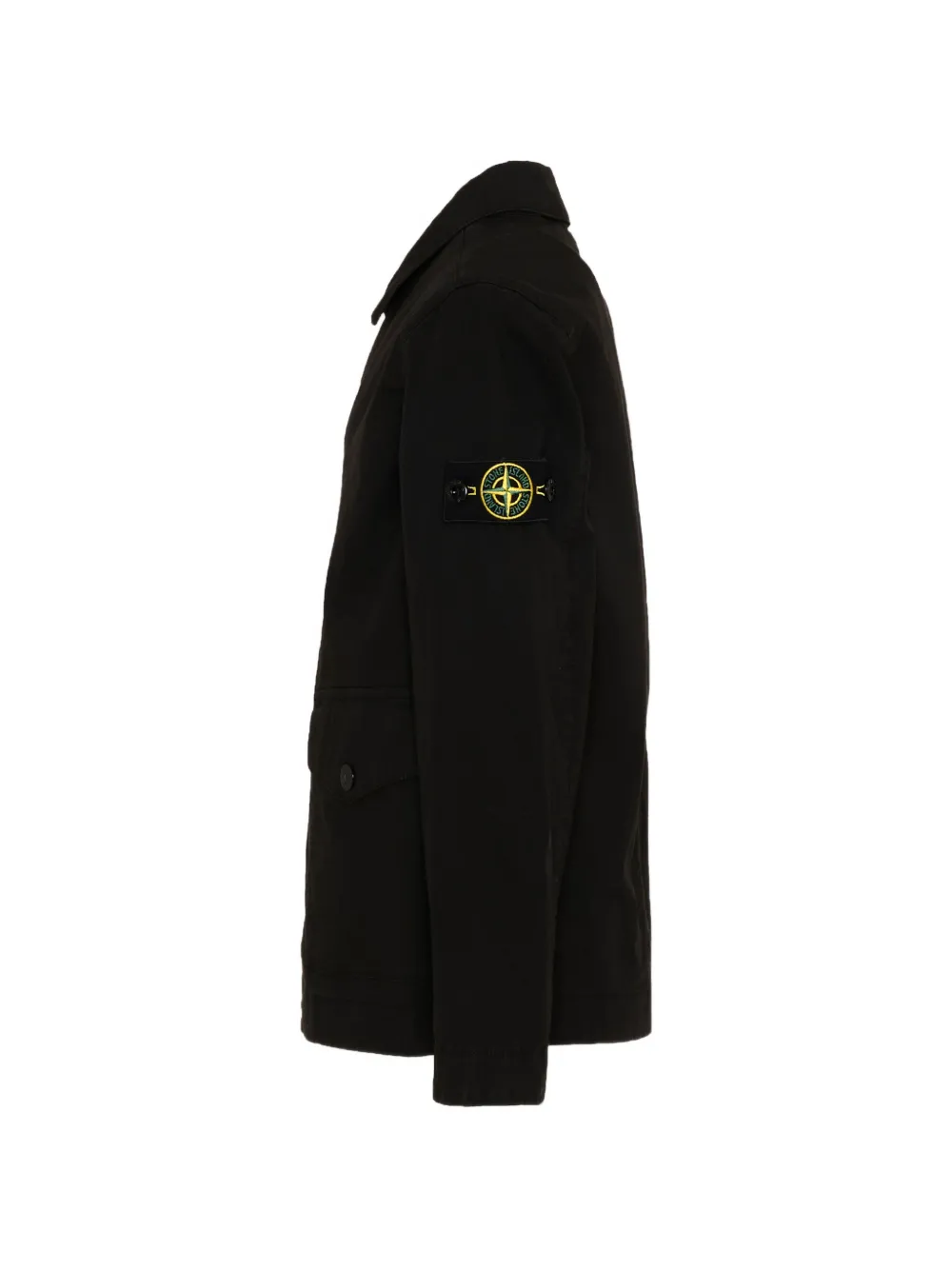  Stone Island Junior Buttoned Jacket - Black 