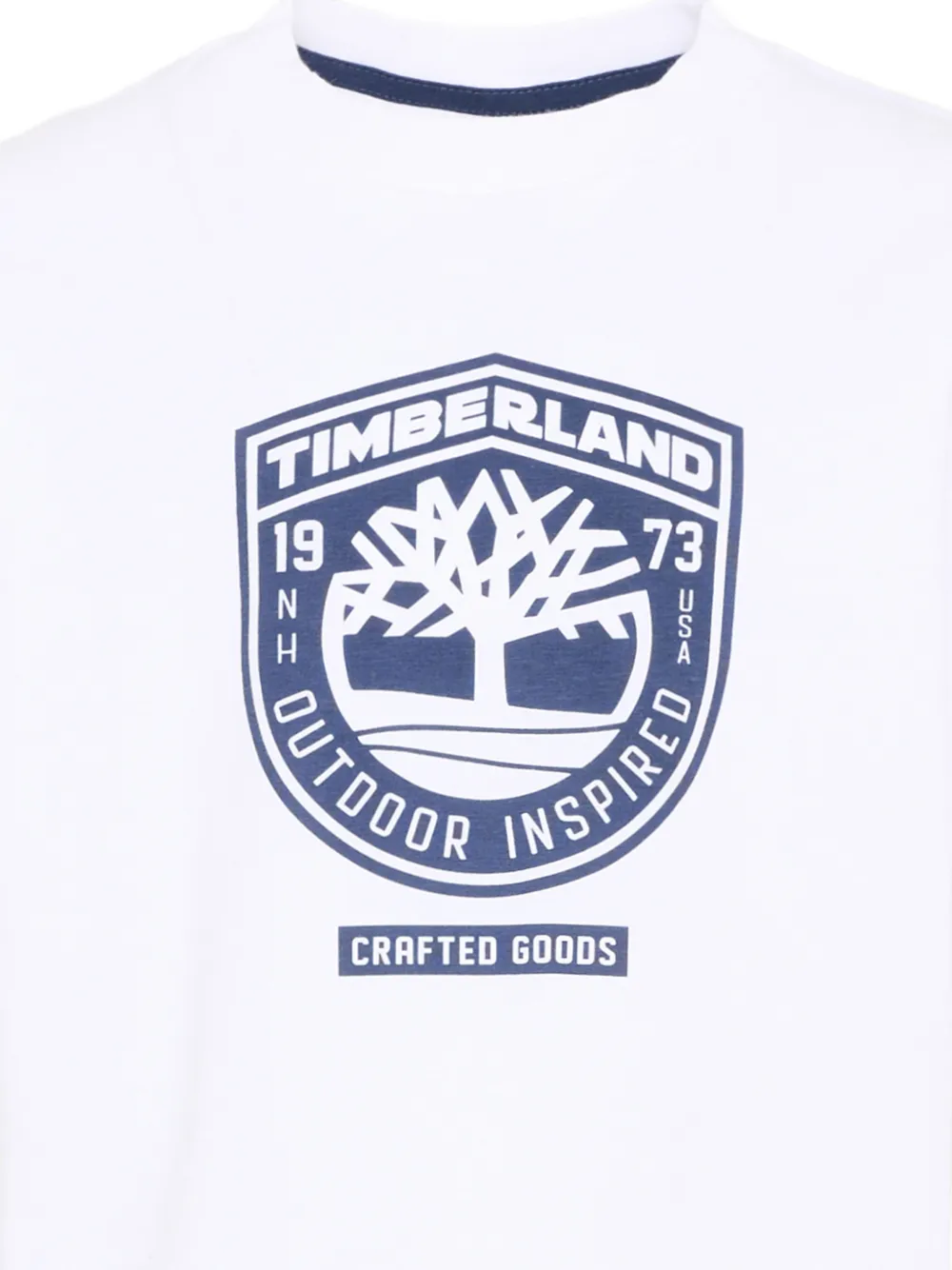 Timberland Kids Grafisch T-shirt met korte mouwen Wit