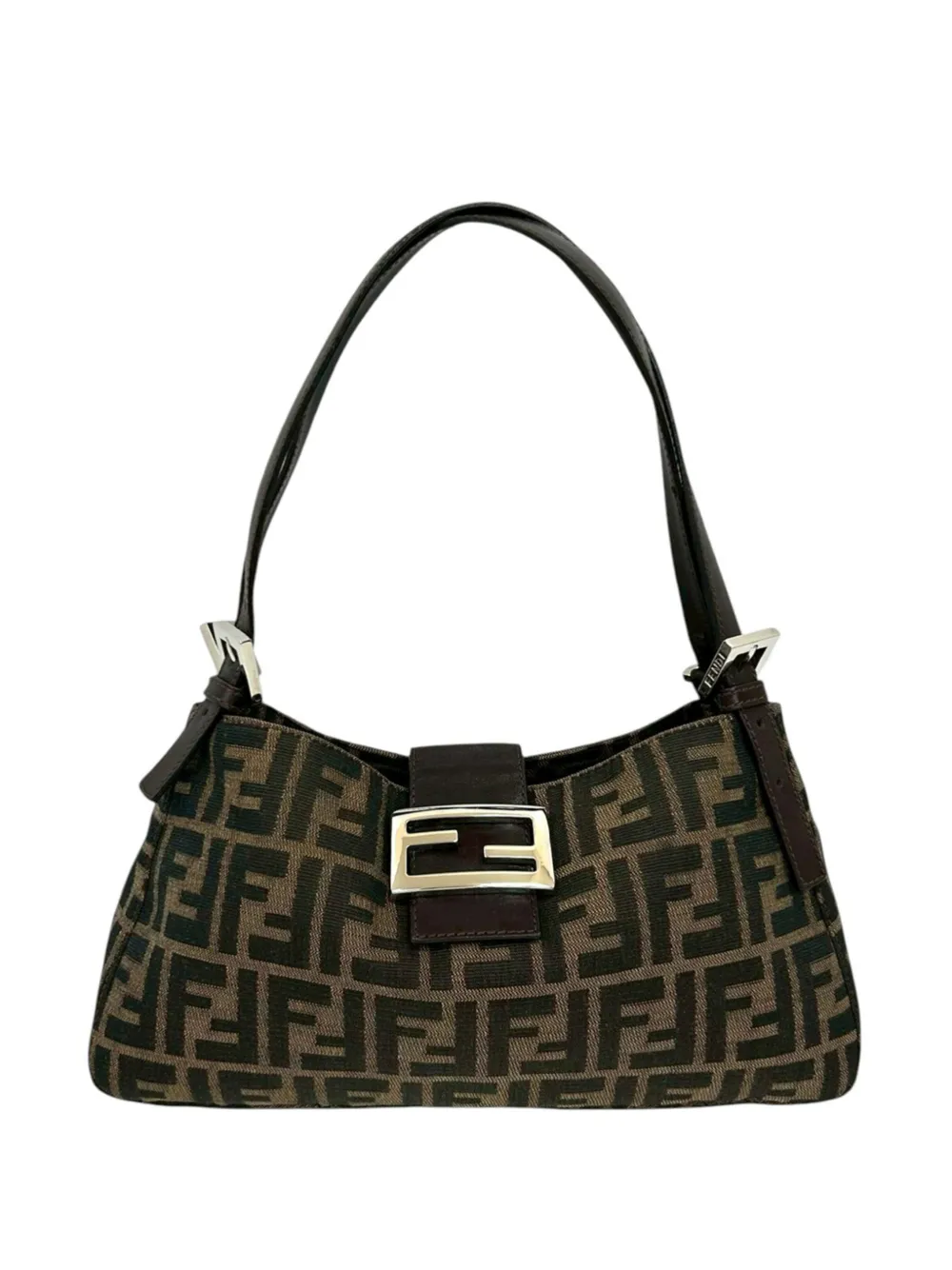 Fendi Pre-Owned 20th Century Zucca Canvas shoulder bag - Marrone