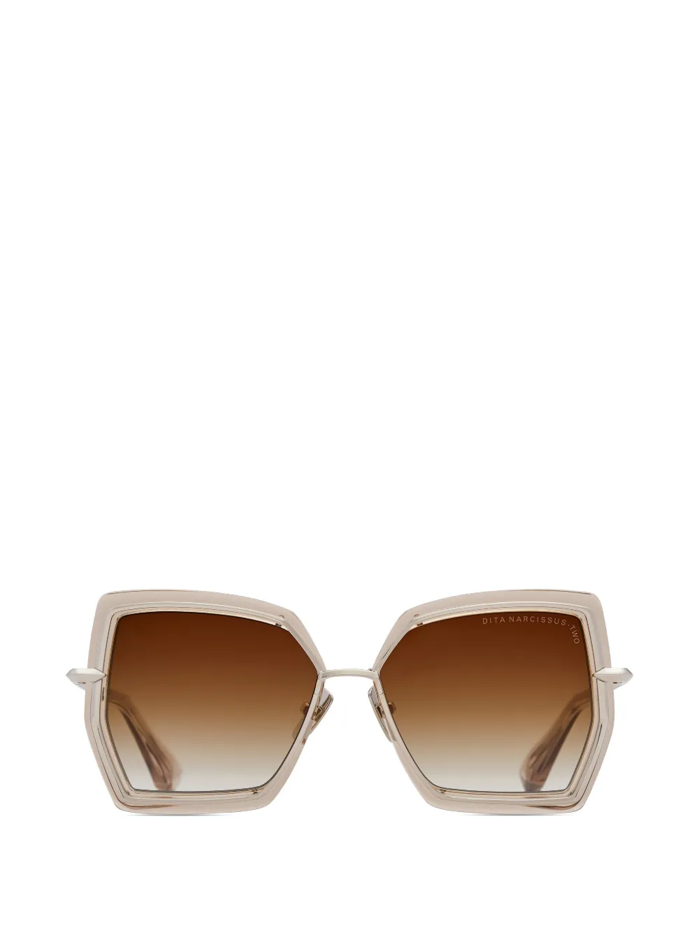 Dita Eyewear geometric-shape sunglasses - Toni neutri