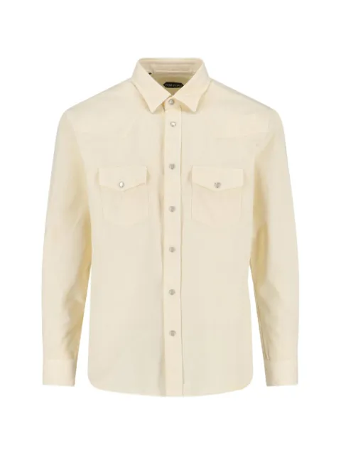 TOM FORD snap-button shirt