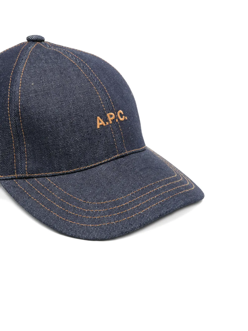  A.p.c. Thais Topstitch Baseball Cap - Blue 