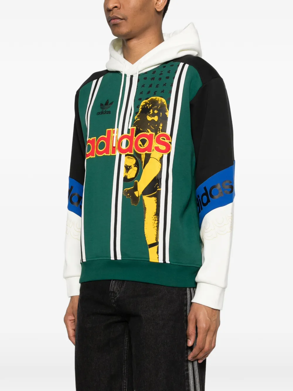 adidas Hoodie met grafische print Groen