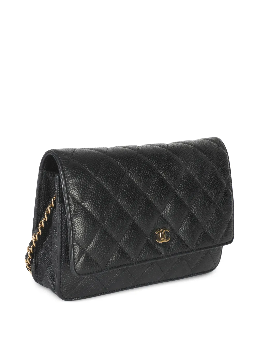  Chanel Pre-owned 2018-2019 Quilted Chain-strap Leather Bag - Black 
