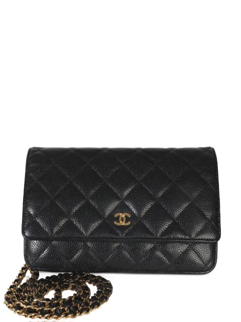 CHANEL Pre-Owned bolsa capitonada con correa de cadena 2018-2019