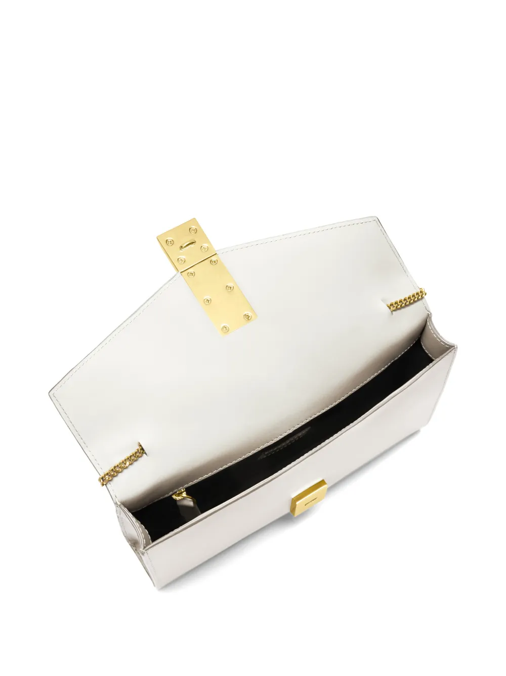 DeMellier Vancouver leren clutch Wit