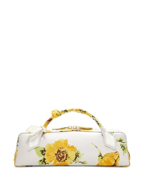 Alaïa Le Teckel flower-print clutch bag