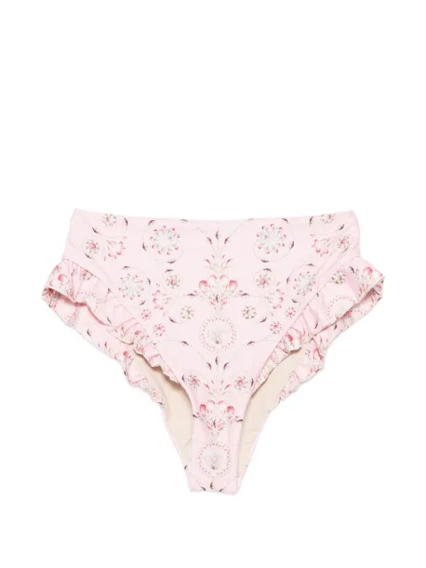 Agua By Agua Bendita Jengibre Playa ruffled bikini bottoms