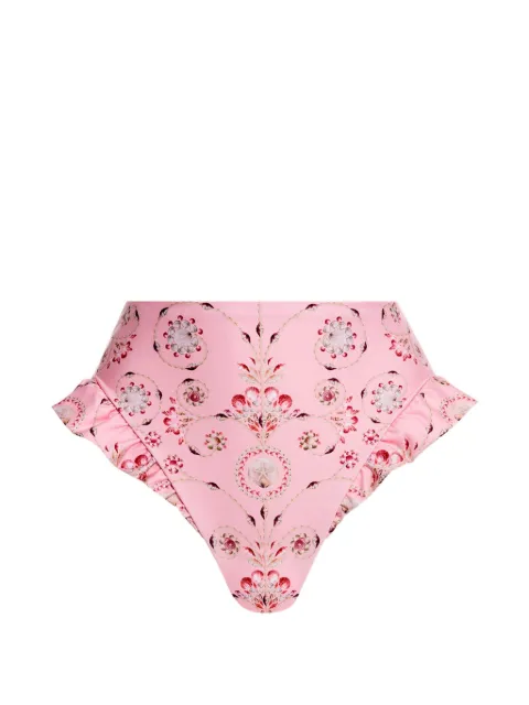 Agua By Agua Bendita Jengibre Playa ruffled bikini bottoms