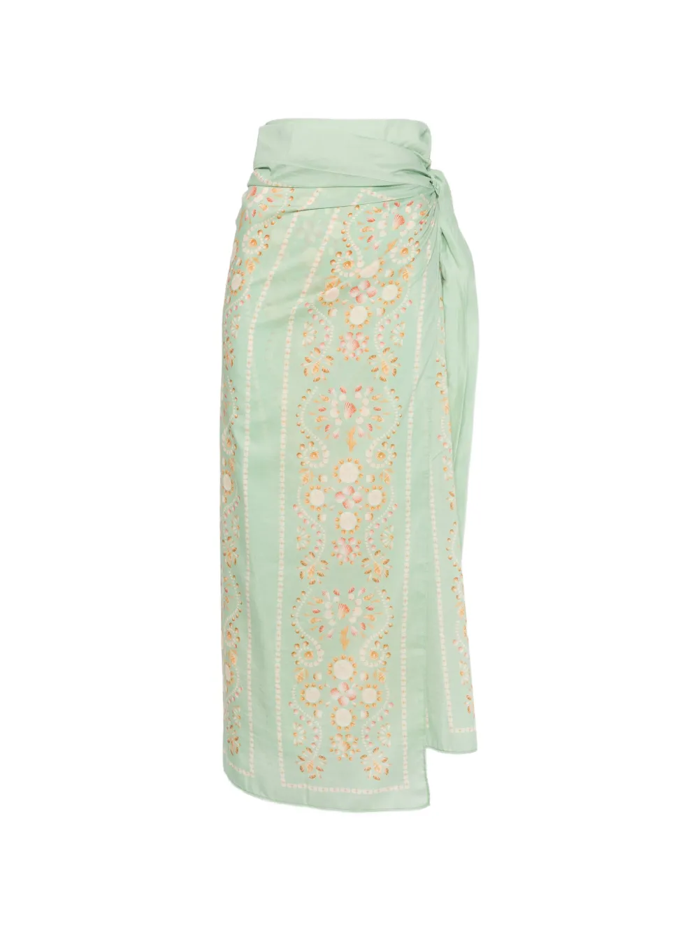 Agua By Agua Bendita Lavanda floral-print sarong - Verde