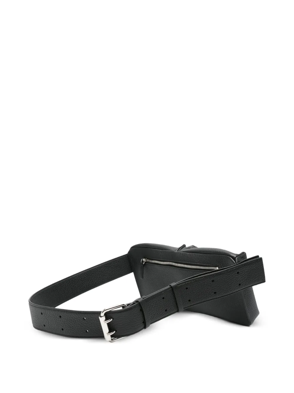 Givenchy Fold heuptas van bewerkt leer Zwart