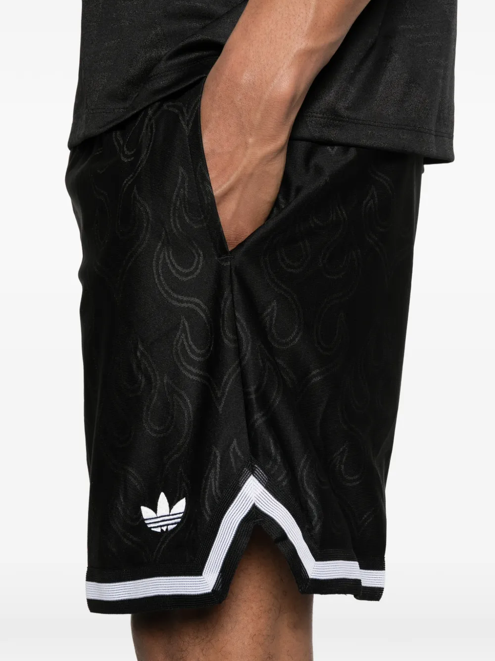 adidas Shorts met jacquard Zwart