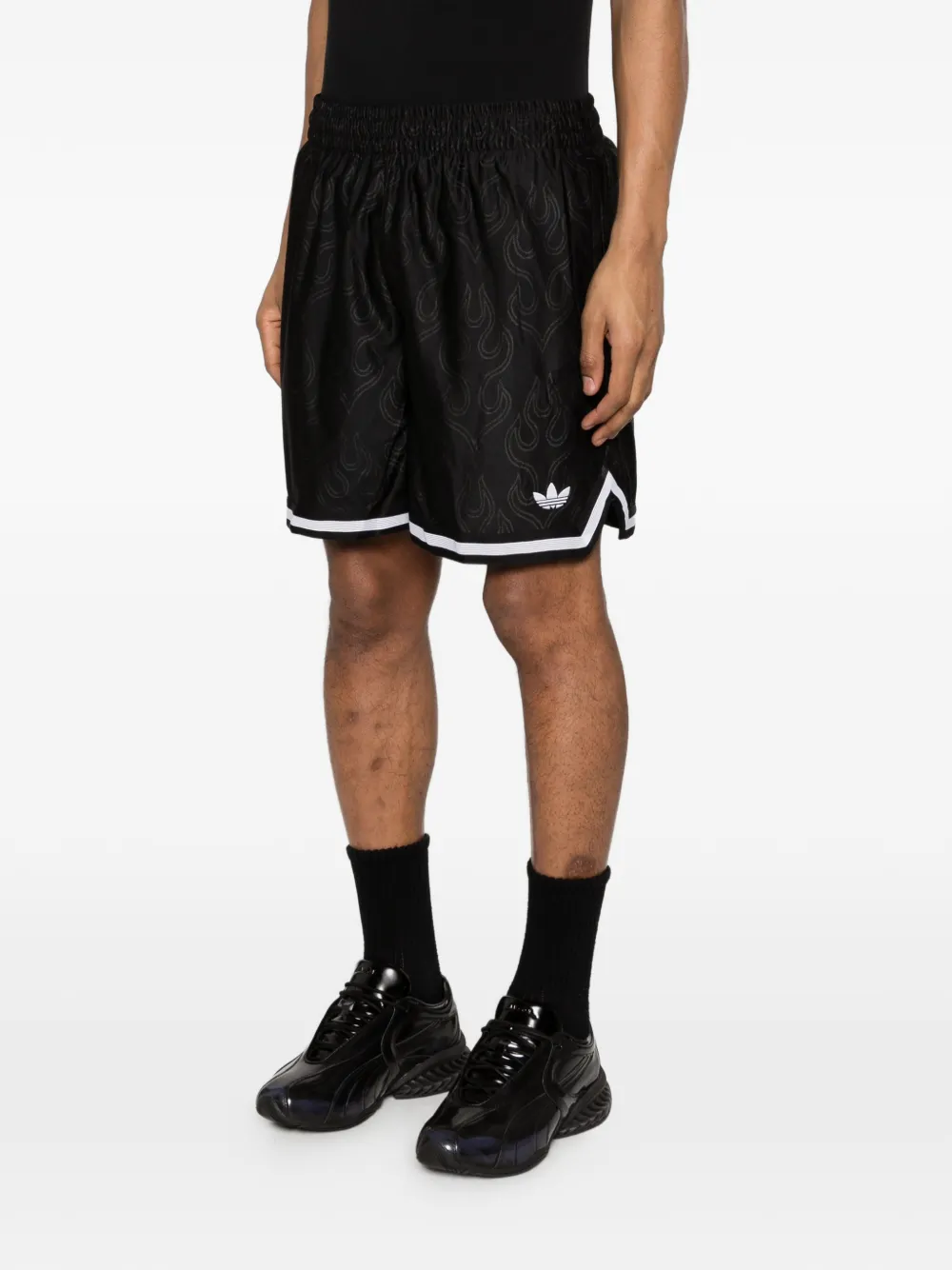 adidas Shorts met jacquard Zwart