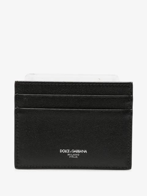 Dolce & Gabbana tarjetero con logo estampado