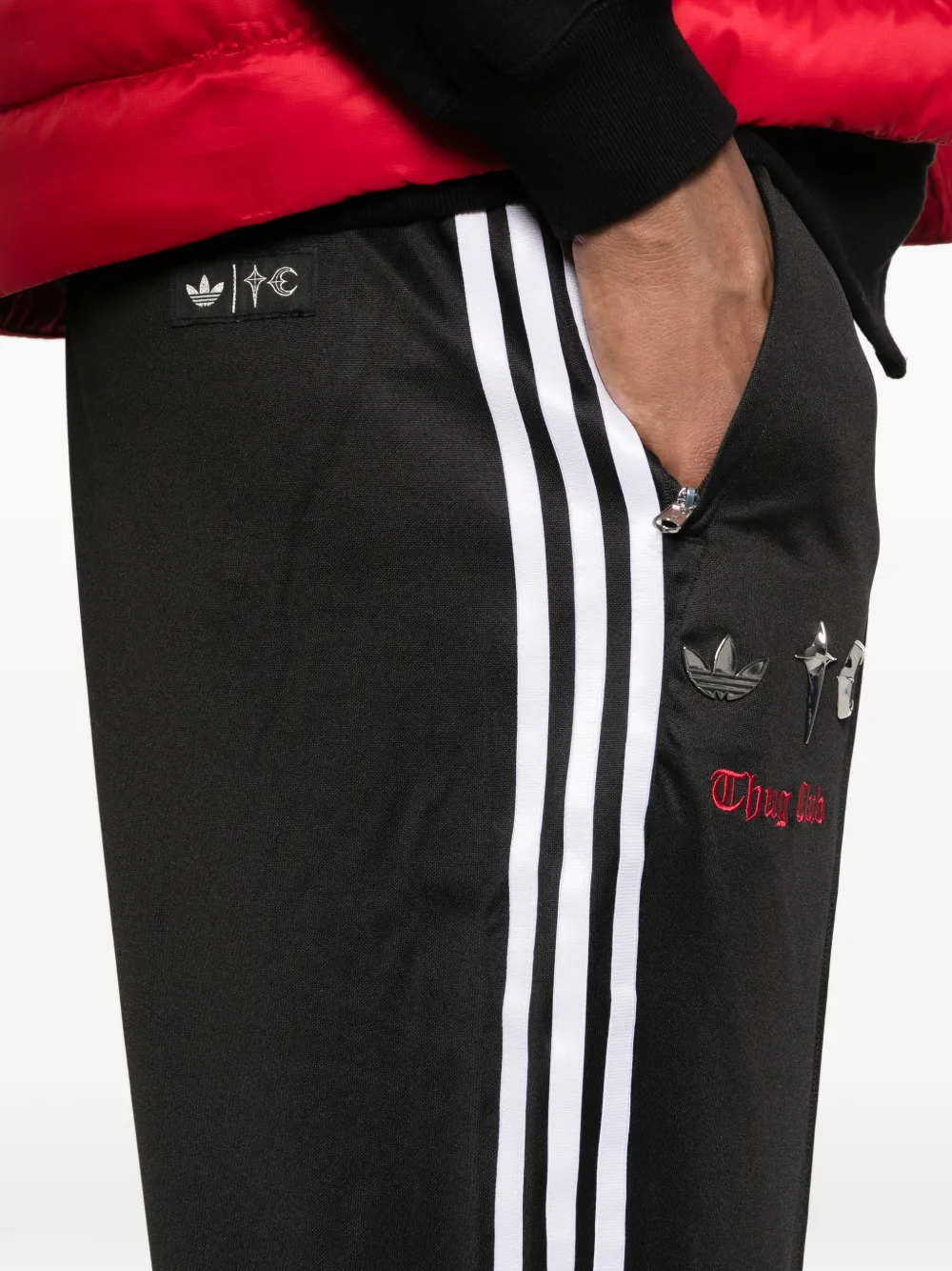 adidas Joggingbroek met logo en streep Zwart