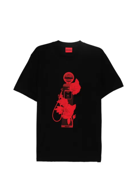HUGO t-shirt Dikerd à imprimé graphique