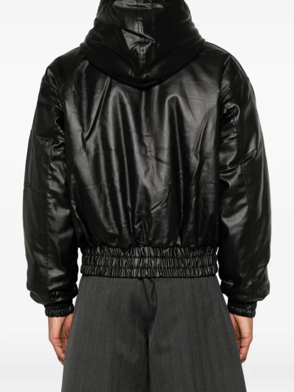 ALIS Jaqueta Bomber Com Capuz e Zíper | Preto | FARFETCH BR