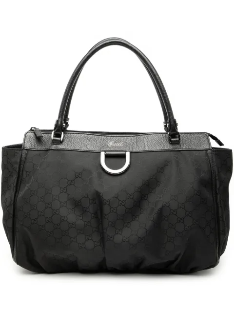 Gucci Pre-Owned 2016-2025 Large GG Nylon Abbey D Ring tote bag