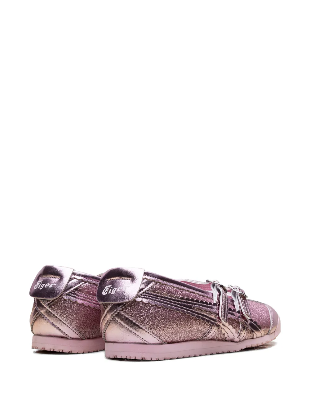 Onitsuka Tiger Mexico 66 sneakers met glitter gesp Roze