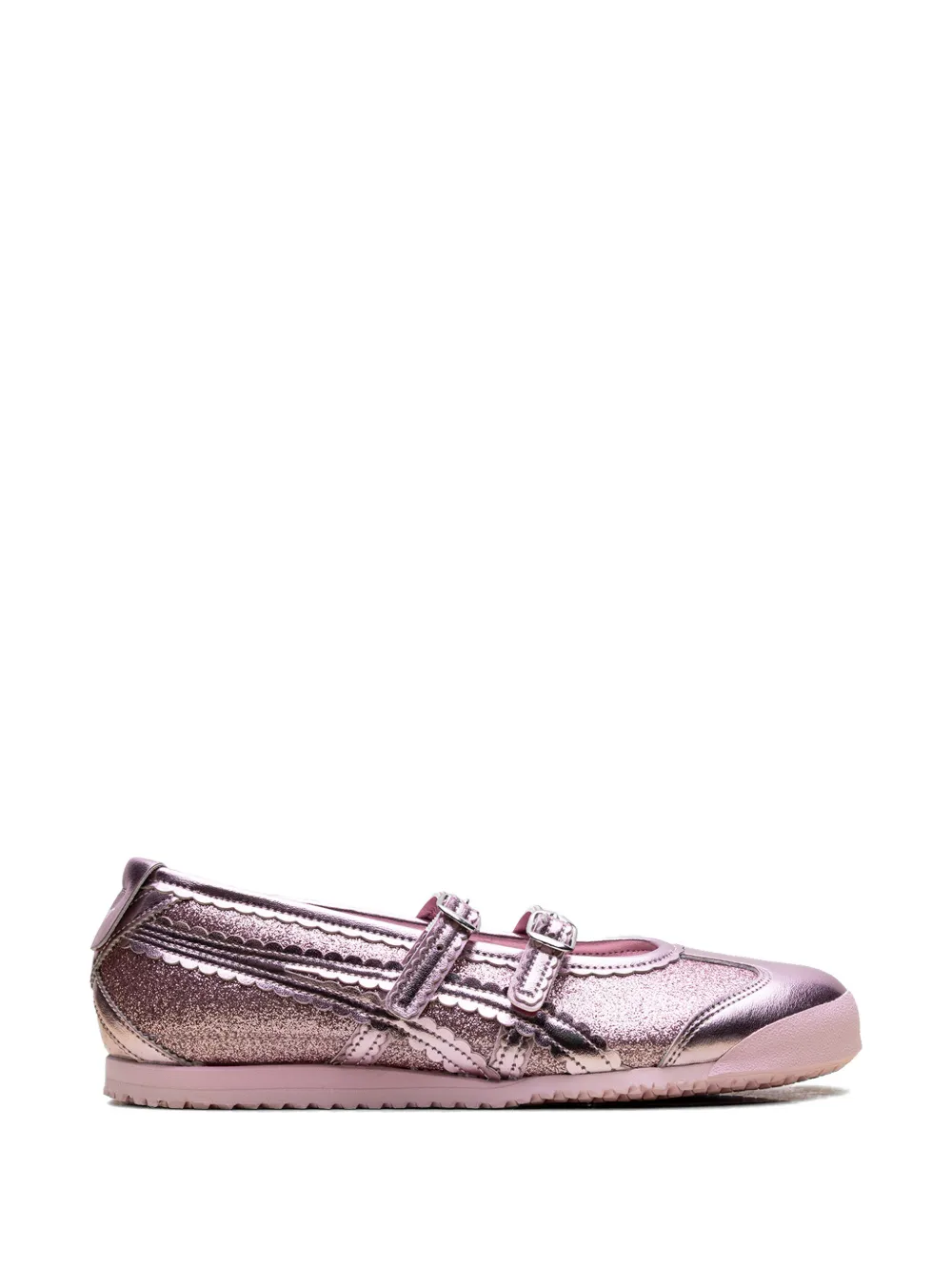 Onitsuka Tiger Mexico 66 glitter buckle sneakers - Rosa