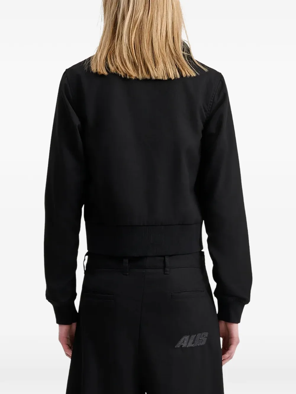  Alis Clarence Cropped Jacket - Black 