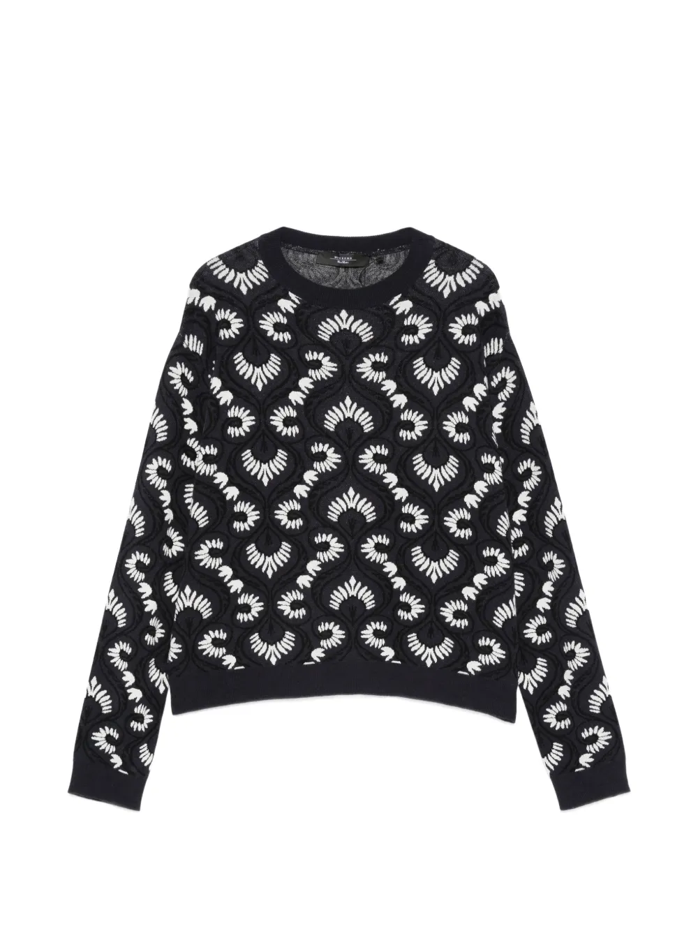 Max Mara Wkdfaraone patterned sweater - Blu
