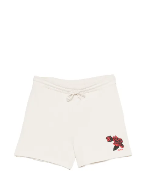 HUGO floral print shorts