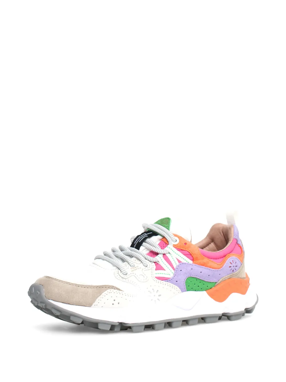 FLOWER MOUNTAIN Nubuck leren sneakers Beige