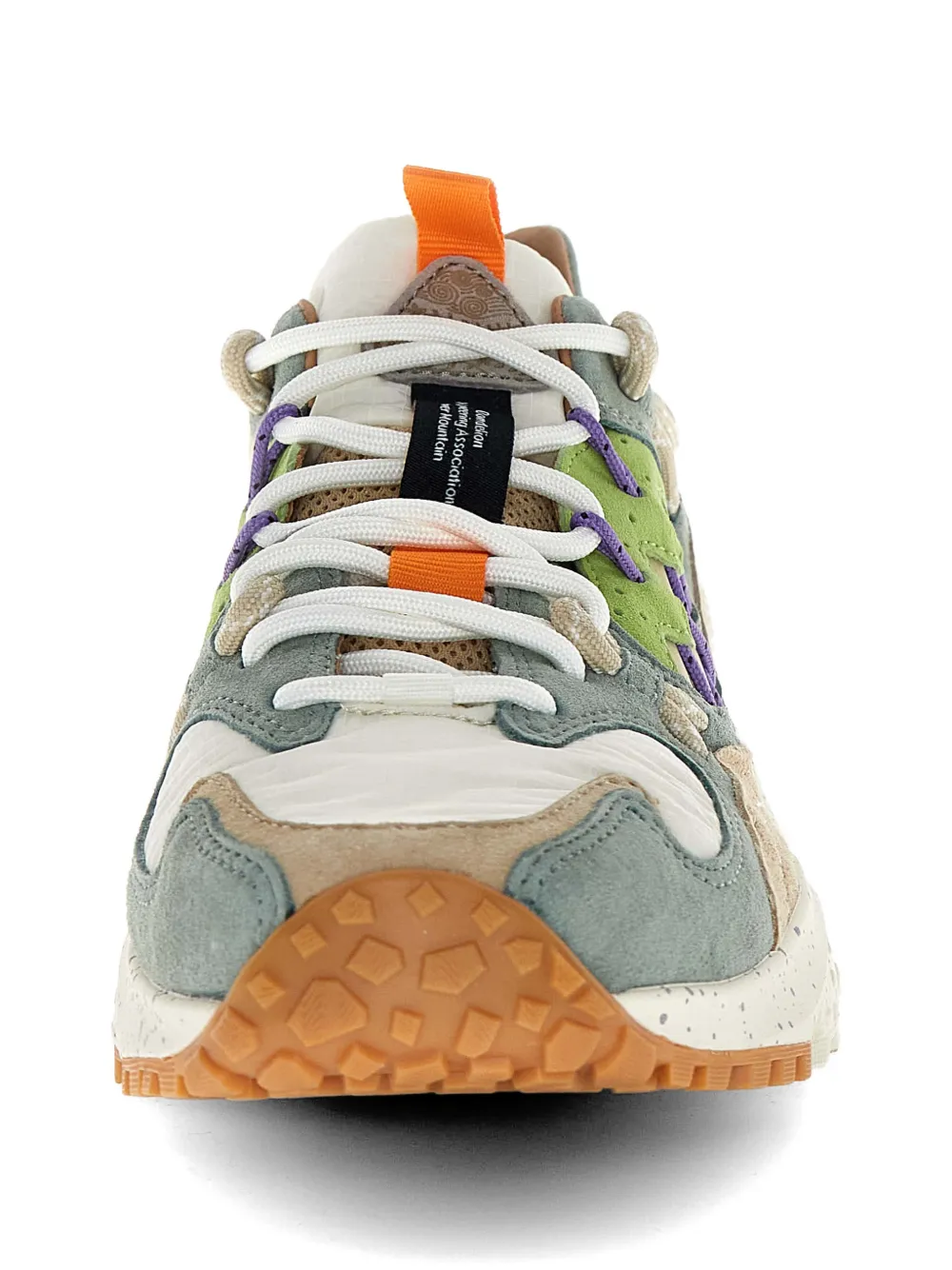 FLOWER MOUNTAIN Nubuck leren sneakers Blauw