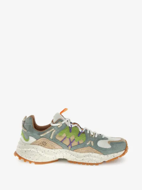 FLOWER MOUNTAIN nubuck leather sneakers