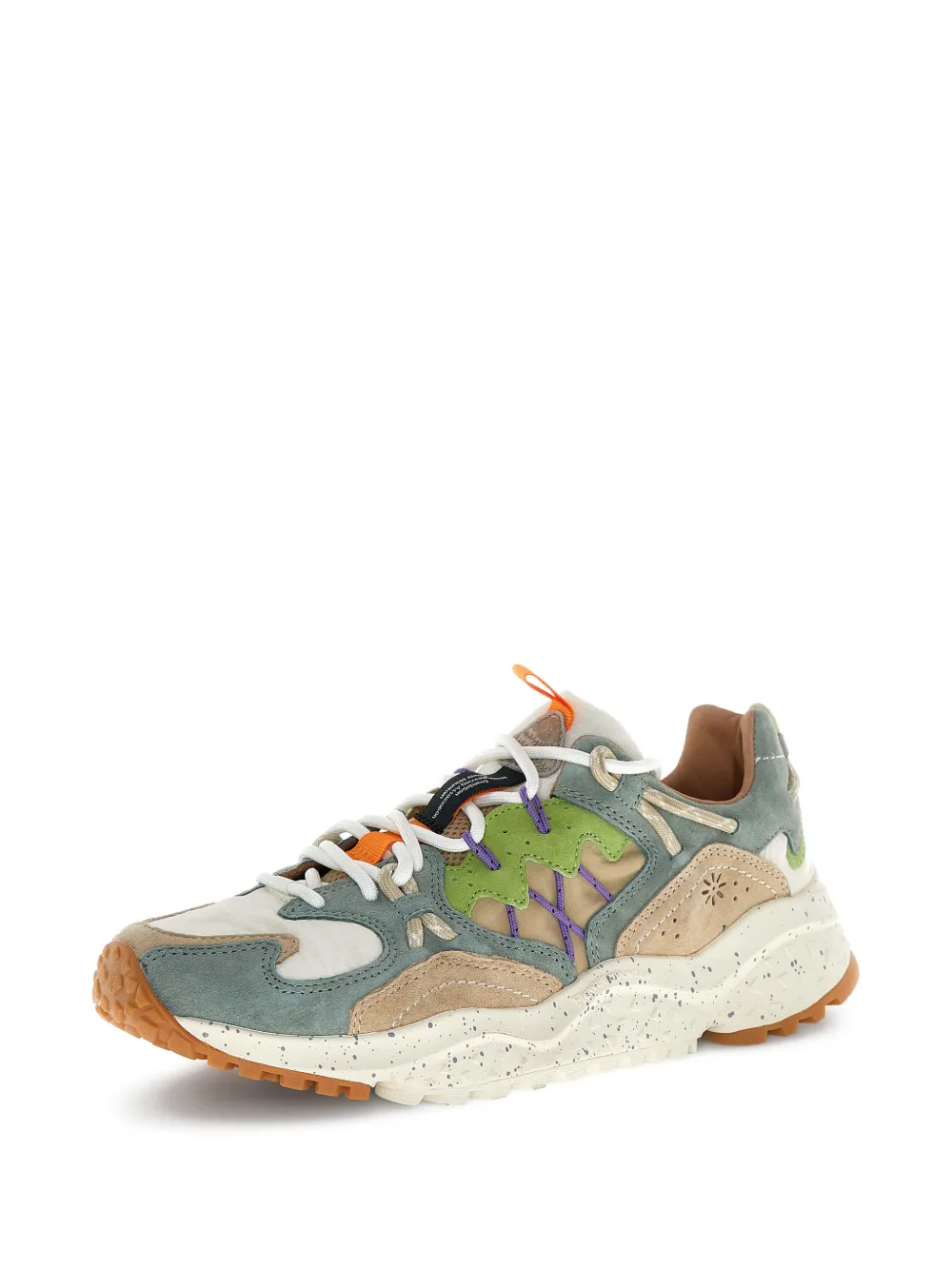  Flower Mountain Nubuck Leather Sneakers - Blue 