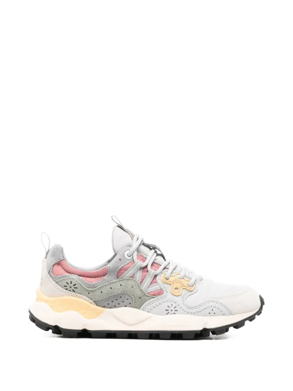 FLOWER MOUNTAIN ヌバックレザースニーカー | グレー | FARFETCH JP