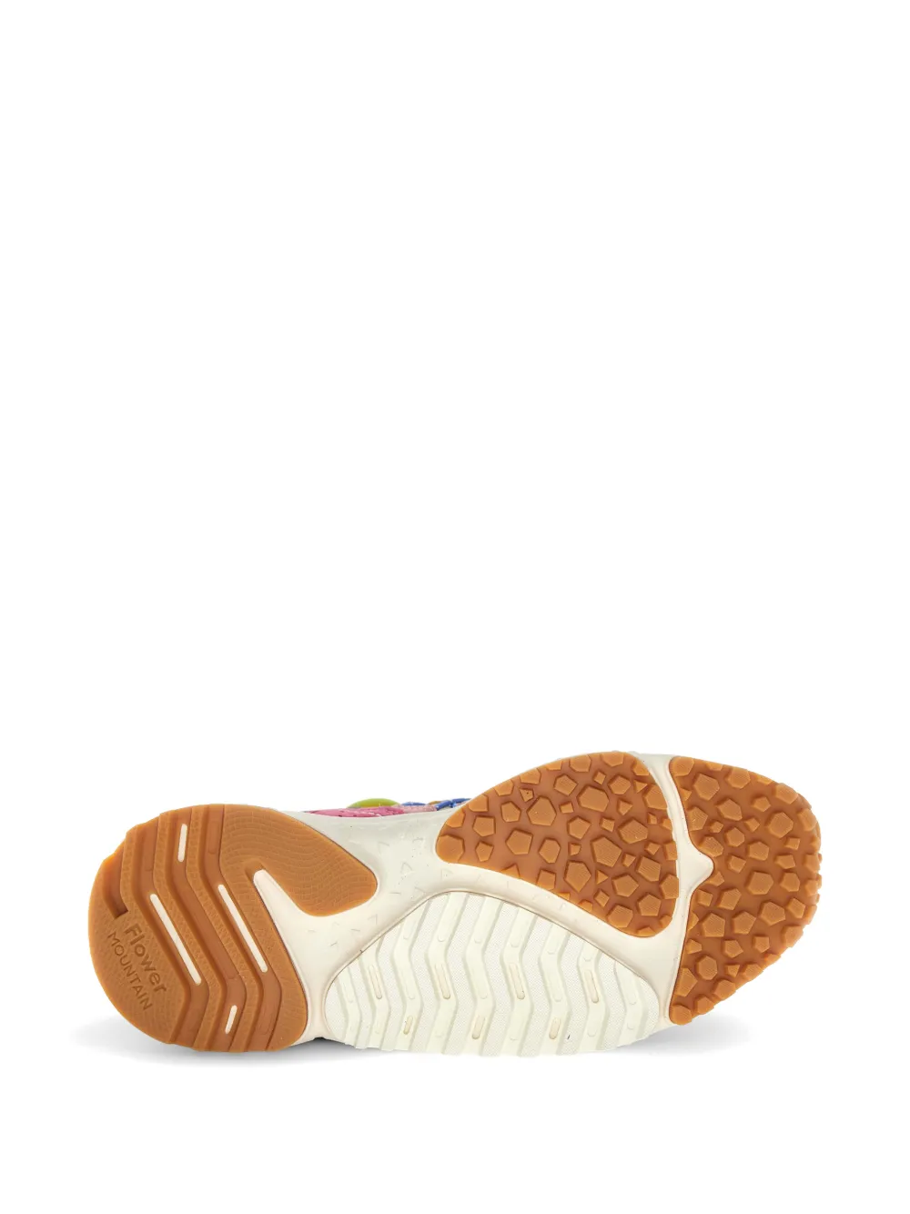 FLOWER MOUNTAIN Nubuck leren sneakers Roze