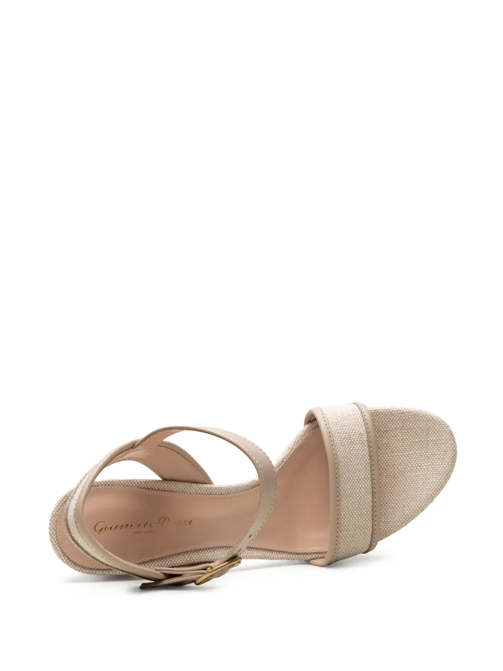 Gianvito Rossi Milos sandalen met plateauzool Beige
