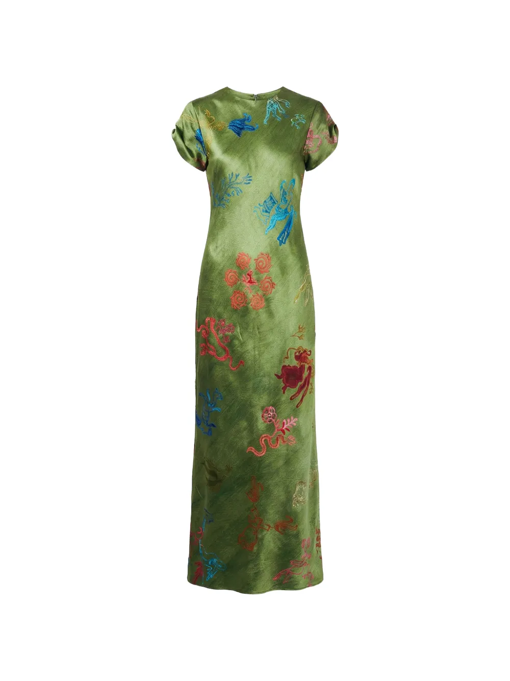 Alejandra Alonso Rojas printed maxi dress - Grün