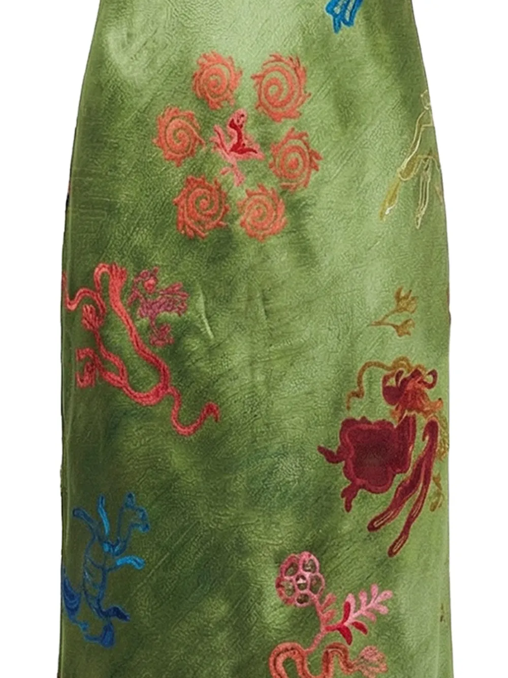  Alejandra Alonso Rojas Printed Maxi Dress - Green 
