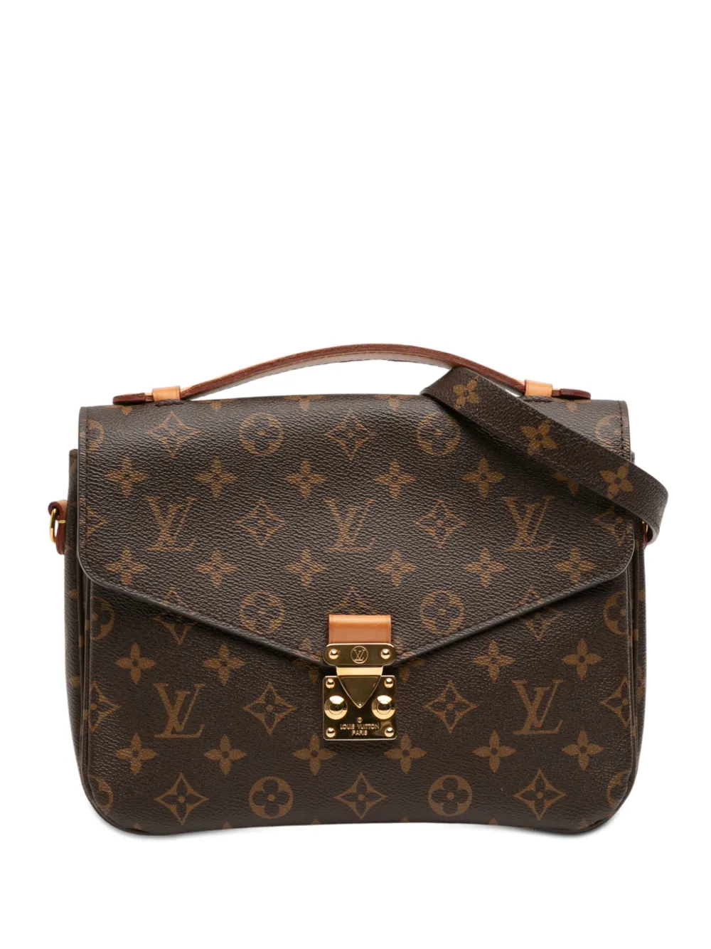 Louis Vuitton Pre-Owned 2019 Monogram Pochette Metis satchel - Marrone