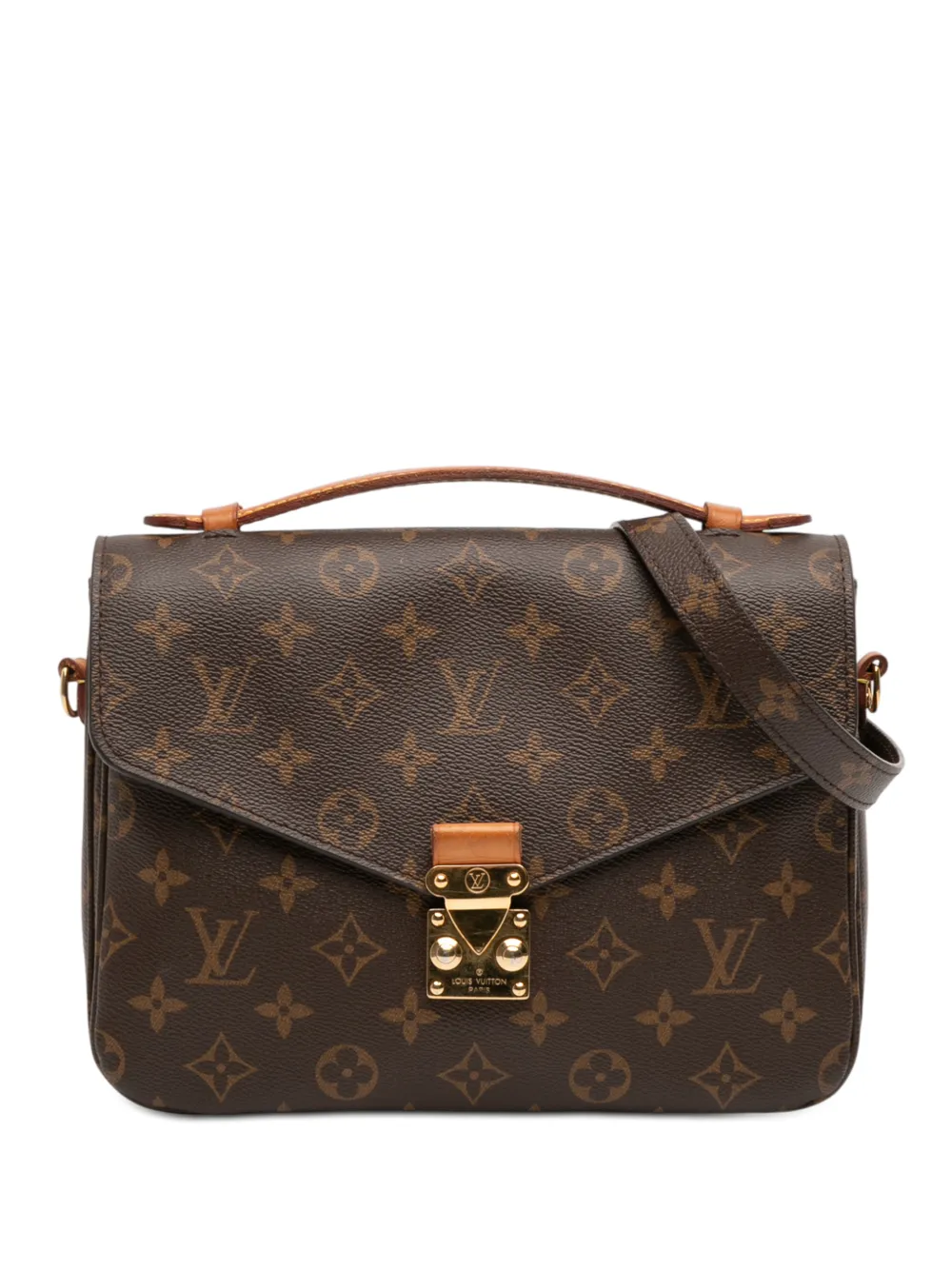 Louis Vuitton Pre-Owned 2019 Monogram Pochette Metis satchel - Braun
