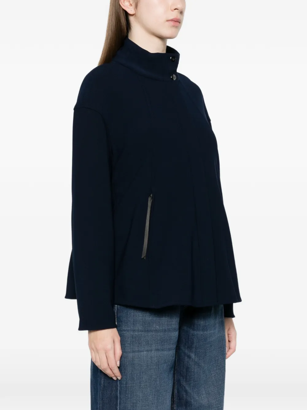  Emporio Armani Funneled Jacket - Blue 