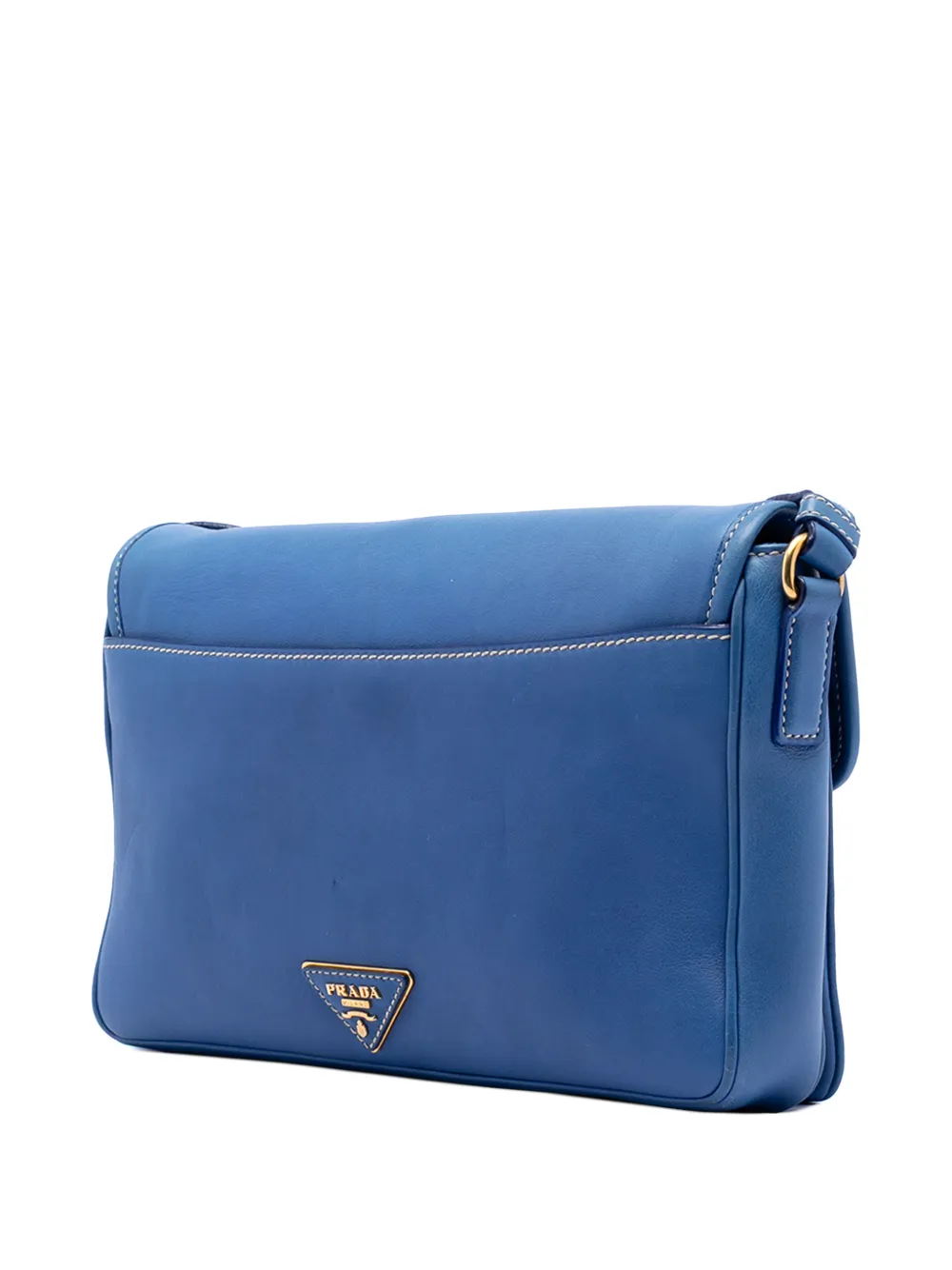 2010-2026 City Calf Push Lock Flap Crossbody Bag